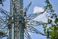 The big amusement park `Prater` in Vienna, Austria, Europe Royalty Free Stock Photo